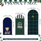 3 Set Preppy Bear Arch Covers for Birthday Cartoon Party Supplies - Image 2