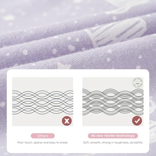Yoofoss Baby Sleep Sack 24-36 Month 0.5TOG 100% Organic Cotton 2-Way Zipper - Image 3