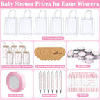 MotiMind 6 Sets Pink Bow Baby Shower Prizes for Winners Guest Game - Image 2