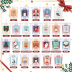 YOROXRG Christmas Candle Advent Calendar 2026 24 Days Scented Tumbler Candle Countdown to Xmas Natural Soy Wax Christmas for Adult Women and Men Season & Holiday Gifting - Image 4