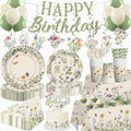 Xynic Wildflower Party Decorations Girl, Flower Themed Birthday, Serve 25 by Unknown