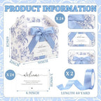 Jaloro 24 Set Blue Chinoiserie Wedding Welcome Boxes 9x6x6 Gable - Image 2