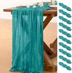 10 Pack Cheesecloth Table Runner Fall Boho Gauze Wedding Party Home Decor by Socomi