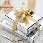 RUSPEPA Silver Metallic Wrapping Paper - Solid Color Paper Perfect for Wedding, Birthday, Christmas, Baby Shower - 30 Inches x 100 Feet - Image 2