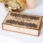 Guest Book Alternatives - Personalized Wedding Guest Book - Guest Book - Wooden Drop Box - Rustic Wedding Decor - Wedding Decor - Wooden Drop Box - Personalized Wedding Guest Book Alternative - Set A - Image 6