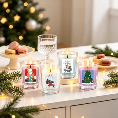YOROXRG Christmas Candle Advent Calendar 2026 24 Days Scented Tumbler Candle Countdown to Xmas Natural Soy Wax Christmas for Adult Women and Men Season & Holiday Gifting - Image 7