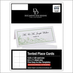 Scribble Vintage Swirl Printable Place Cards, Sage, Set of 150 (25 Sheets) - Image 6