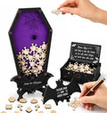 Halloween Wedding Guest Book Personalized Coffin Keepsake Frame by Handmade