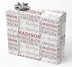 AOFUN Personalized Christmas Gift Valentine Gift Wrapping Paper Cool Wrapping Paper Gift for Mother Father Day Birthday Christmas Day 3 Rolls 58"" x 23"", Style 24 by Unknown