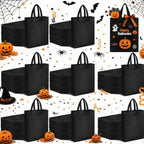 Amylove 80 Pcs Non Woven Tote Bags Bulk Large Reusable Gift Bag Reusable Grocery Bags, 15 x 11. 8 x 4 Inches by Amylove