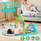 UMIKU Baby Play Mat Tummy Time Mat Boy High-Contrast Cloth, Green Dinosaur - Image 3