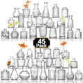 Arme Glass Bud vases in Bulk，Small Glass Flower Vase for Centerpieces 45Pcs by Arme