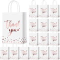 PerKoop 60 Pack Thank You Paper Gift Bags, Classic, Rose Gold by PerKoop