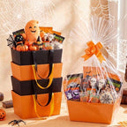 Funnymoom 24 Pack Orange Black Halloween Boo Basket For Gifts Empty Bulk - Image 6