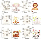 FUNSHOWCASE Jungle Animals Fondant Silicone Molds Sugarcraft Cake Decoration 6-count Height 2.6-3.6inch - Image 2