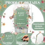 Yousoontic 24" x 18" Acrylic Baby in Bloom Baby Shower Welcome Sign - Image 2