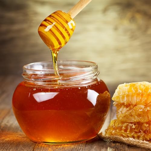 100 PCS Wooden Honey Sticks Dipper 6 Inch, Mini Honeycomb Honey Stirrer - Image 3
