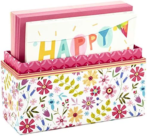 Hallmark Pack of 24 Handmade Assorted Boxed Greeting Cards, Watercolor & Pack of 30 Assorted Boxed Greeting Cards, Good Vibes—Birthday, Thinking of You, Thank You, Blank Cards - Image 7