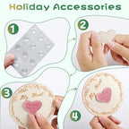 3D Baby Monthly Milestone Wooden Discs Set – 15 Pcs Baby Month Markers for Photos, Hello World Newborn Announcement Sign, My First Holiday Milestones Props Keepsakes - Image 3