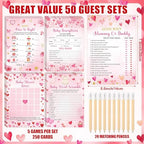 Patelai 321 Pcs Baby Shower Games Supplies, Lover - Image 3