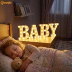 Pooqla Baby Shower Decorations, Marquee Letter Lights for Gender Reveal - Image 7