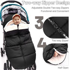 Winter Bunting Bags Universal, Baby Stoller Sleep Bag, Toddler Footmuff - Image 4