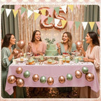 Mimorou 342 Pcs Sage Green and Pink Party Supplies Plates Napkins Cups - Image 6