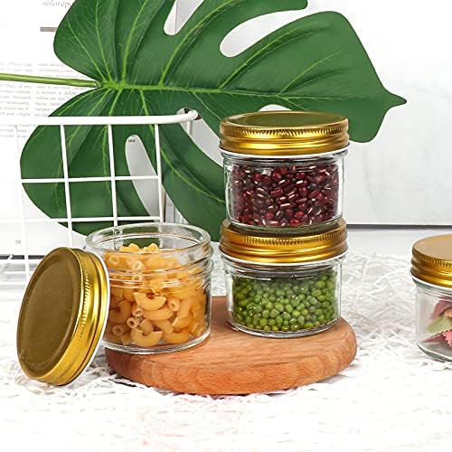 Betrome 40 Pack 4 oz Clear Glass Mason Jars,Small Canning Jars with Lids - Image 6