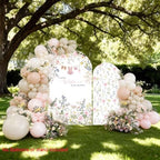 Little Wildflower on the Way Arch Backdrop Cover Baby Shower Party 6.6ft - Image 3