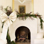 Meseey Giant Satin Bow 27x39 Inch Extra Large Decorative Bow for Christmas Tree Topper,Party,Home Wall,Baby Shower & Birthday Decor（Ivory - Image 2
