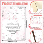 Funnymoom 426 Pcs Baby Shower Games Set, 8 Games Elephant Girl - Image 5