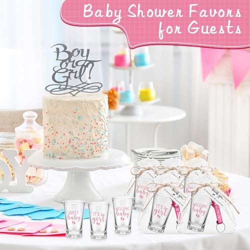 Pickmesh Baby Shower Party Favors for Guest, Pink, 96 Pcs - Image 6