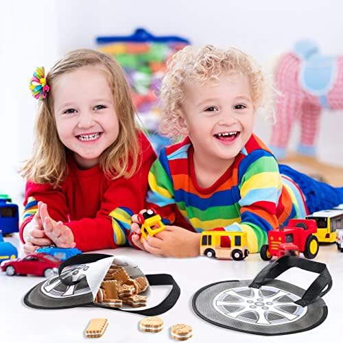 Silkfly 48 Pcs Racing Car Party Favor Tote Bags Non Woven for Kids Birthday - Image 5