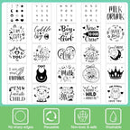 Panitay 100 Pcs White Baby Bodysuits Bibs Kit 25 Guests - Image 4