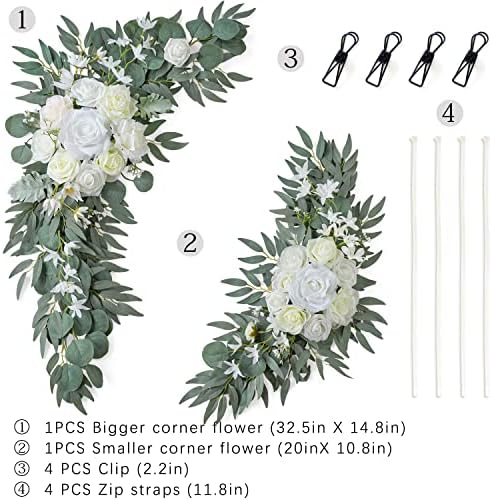 ponatia Artificial Wedding Arch Flowers Set of 2 - Image 3