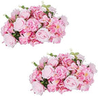 Pink Flowers Balls for Centerpieces: 14.2in Diam, Set of 2 by CreatedforWeddingsandHome