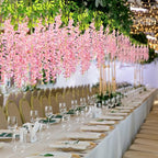 Alotiki Pink Wisteria Hanging Flowers,150 Pack Fake Hanging Flowers - Image 6