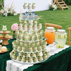 6 Tier Large Cupcake Stand, Tiered Acrylic Cupcake Holder for 80 Cupcakes - Image 6