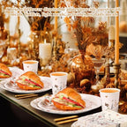 Wildflower Party Decorations, Paper Plates Napkins Cups Serve 50, Boho Fall - Image 5