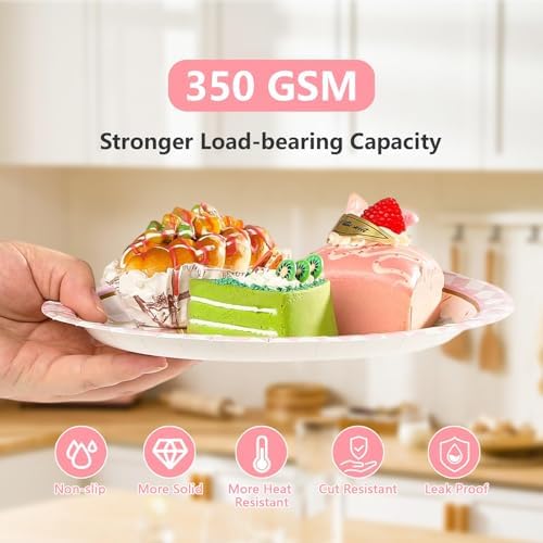 Grencian 96Pcs Princess Castle Baby Shower Party Decorations, Serves 24 - Image 4