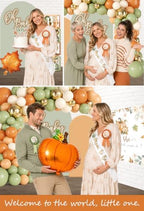 306 Pcs Pumpkin Gender Reveal Decorations, Fall Gender Reveal Pumpkin Theme - Image 7