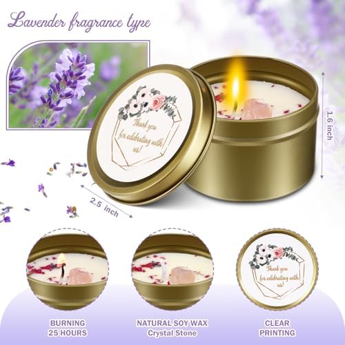 Nuanchu 20 Pcs Wedding Candles Favors for Guests Bulk - Image 2