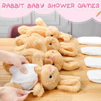 Seenelling Blindfold Diaper Baby Shower Game Kit, Rabbit, 8 Sets - Image 2