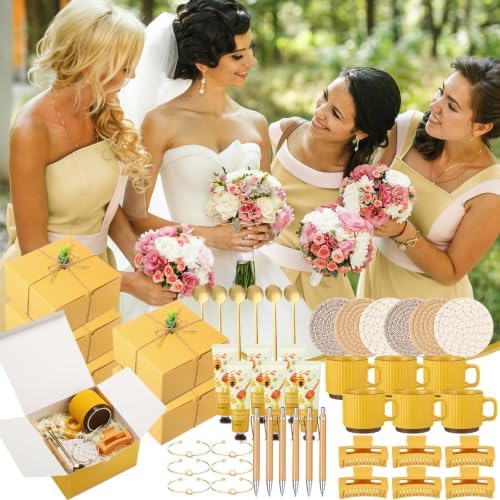 Reallnaive 61 Pcs Baby Shower Prizes for Game Winners, Yellow - Image 5