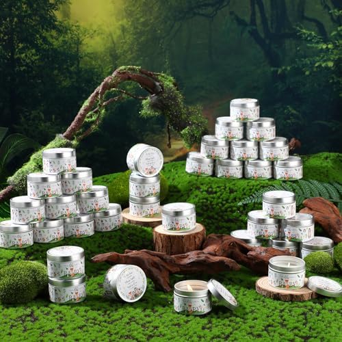 Threlaco 50 Pcs Baby Shower Candles, Party Favors, Forest Animals - Image 4