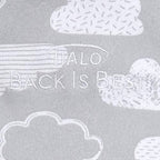 HALO 100% Cotton Sleepsack Swaddle, 3-Way Adjustable Wearable Blanket, TOG 1.5, Clouds, Newborn, 0-3 Months - Image 2