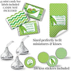 Amanda Creation Two Peas in a Pod Invitations, 20 Baby Shower Invitations for Boy and Girl Twins with Envelopes, Diaper Raffle, Book Request & Sticker Bundle - Image 5