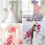 Asee'm 6FT Gold Metal Arch Backdrop Stand Wedding Balloon Background - Image 6