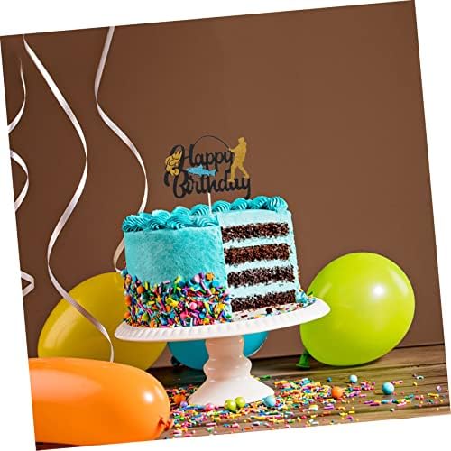 FAVOMOTO 50pcs Fishing Themed Birthday Cake Decorations Fishing Cupcake Toppers Decorative Fruit Picks for Fun Photo Props for Men Outdoor Birthday Celebrations - Image 6