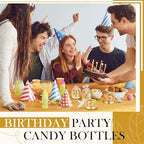 Cunhill 36 Pcs Mini Candy Jar with Crown Lid, Party Favor Container, Gold - Image 5